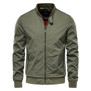 <b>Men's</b> White Racer <b>Jacket</b> Hooded Stand Collar Zipper Closure Casual Autumn Regular Fit Polyester Shell Slim Style Patchwork Front - Product Image 3