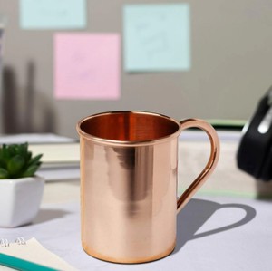 High Quality Handmade Eco-Friendly Copper Mug Premium for Water Beverage Serving with Traditional Elegant Appearance Portable - Product Image 2