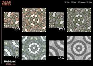 Baldosas de Cerámica Antideslizantes para Estacionamiento, Alfombra de Exterior de 300x300 mm, 30x30 cm, 12x12 Pulgadas, para Zonas de Estacionamiento Seguras - Product Image 2