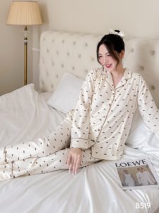 Conjunto de Ropa Casual de Tela de Seda Tussar, Transpirable y Resistente a la Decoloración, con Logotipo Personalizado para Maternidad, Tejido B519 - Product Image 6