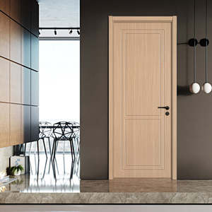 Portes intérieures modernes en bois composite (WPC) en gros, durables, écologiques, personnalisables, insonorisées pour salles de bain, maisons et bureaux - Product Image 3