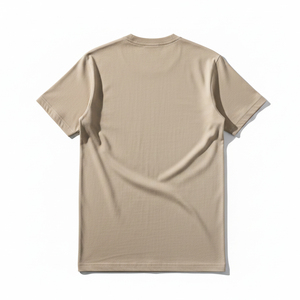เสื้อยืดโอเวอร์ไซส์ผู้ชายผ้าโพลีเอสเตอร์ทอแบบยั่งยืน สไตล์สตรีทแวร์เรียบง่าย ทรงหลวม คุณภาพสูง เป็นมิตรต่อสิ่งแวดล้อม รับผลิตตามแบบ - Product Image 4