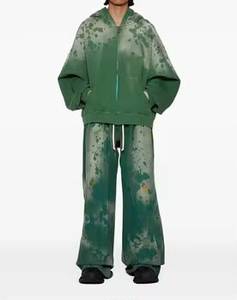 2026 Latest Style Solid <b>Vintage</b> Acid Wash <b>Tracksuit</b> for Women High Quality 100% Cotton Street Wear - Product Image 2