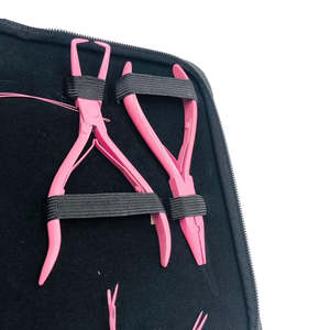 Kit de herramientas personalizables para extensiones de cabello a color, incluye alicates y gancho para extraer cuentas, abridor y cerrador de extensiones de cabello. - Product Image 5