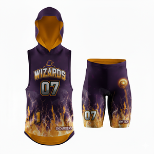Sleeveless Adult Winter 7v7 Football Jersey Set OEM Service Custom Logo Sublimation Design 100% Polyester Team Uniforms - Product Image 6
