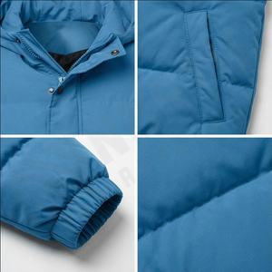 Chaqueta Parka con capucha de verano de alta calidad con cuello levantado y detalle hinchado de burbujas logotipo bordado personalizado nuevo estilo de calle principal - Product Image 4