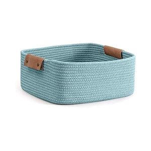 Customised Handwoven Desktop Storage <b>Basket</b> Sundry Storage Cotton Rope <b>Basket</b> Cotton Rope Woven Storage <b>Basket</b> - Product Image 1