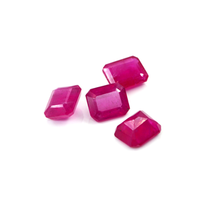 Rubis naturels de Bangkok, octogones calibrés 10x12mm, pierres précieuses de rubis naturelles facettées pour la fabrication de bijoux, prêtes à l'emploi - Product Image 1