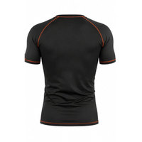 Chemise de compression à manches courtes pour homme, imprimée par sublimation, à séchage rapide, en polyester, pour la salle de sport, la remise en forme et l'entraînement
