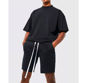 Conjuntos Cortos de Verano para Hombre, 2 Piezas, Manga Corta, Secado Rápido, Transpirables, Conjuntos de Dos Piezas para Hombre, Camiseta y Pantalones Cortos con Logotipo Personalizado - Product Image 5