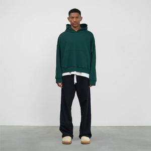Sudadera con Capucha para Hombre, 100% Algodón, con Bolsillo, Transpirable y Resistente al Viento, Estilo Casual de Invierno - Product Image 1