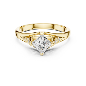 แหวนหมั้นทองกาแลคซี10K ดูหรูหรา - Product Image 5