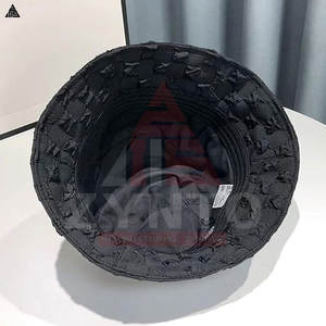 Sombreros de Pescador Personalizados Más Vendidos, Diseño de Moda, Sombreros de Cubo para Hombre y Mujer, Sombrero de Sol de Lona de Algodón Blanco - Product Image 3