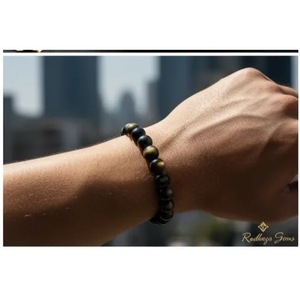 Handcrafted Golden Obsidian <b>Beaded</b> <b>Bracelet</b>-Cute Design-Wholesale - Product Image 3