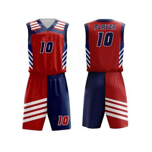 Uniforme de Baloncesto Personalizado Hecho en Pakistán 2026, 100% Poliéster, Transpirable, Tallas Grandes, Uniforme de Baloncesto Económico - Product Image 4