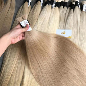 Extensiones de Cabello Humano de Color al Por Mayor al Mejor Precio, Cabello Virgen Crudo Premium de Vietnam, 100g, Textura Lisa, Estilo Lujoso - Product Image 1