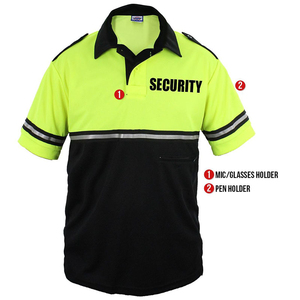 Uniforme de Verano para Guardias de Seguridad, Camisa Azul de Manga Corta para Conserjes de Hoteles y Propiedades - Product Image 3