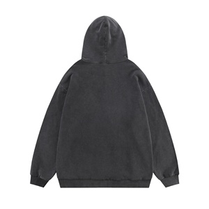 Sudadera con Capucha de Algodón de la Mejor Calidad 2026, Fabricada por OEM, con Lavado Ácido y Color Personalizado para Mujer, Sudadera Elegante para el Invierno - Product Image 2