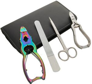 4 Pcs Podiatry Chiropody Instruments Thick Toe Nails Nippers Cutters Clippers Tools Set - Product Image 1