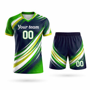 Vêtements de sport grande taille, été, séchage rapide, ensembles imprimés numériquement, prix de gros, qualité personnalisée, logo unisexe, 100% polyester 240g - Product Image 1