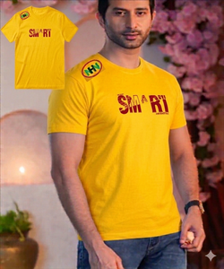 เสื้อยืดพิมพ์ลายผ้าฝ้ายถักนิตติ้ง 100% ขนาดใหญ่พิเศษ ขายส่ง เป็นมิตรกับสิ่งแวดล้อม รับพิมพ์โลโก้ตามสั่ง สีขาว สีดำ พิมพ์ซิลค์สกรีนจากบังกลาเทศ - Product Image 5