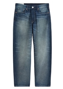 Top Trending Men's Relax Ton Loose Fit Jeans Alta calidad 100% algodón Estirable Denim Blue Nuevo diseño Técnica de impresión lavada - Product Image 5