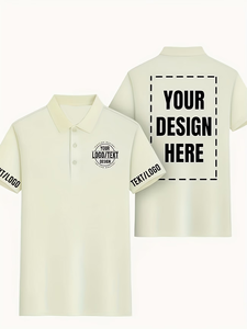 Custom Printed for Polo Shirt Unisex Cotton Breathable Work Fashion Uniform Silk Screen Printing ODM Service Oeko-Tex - Product Image 4