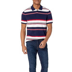 เสื้อโปโลผู้ชายรุ่นใหม่ล่าสุด รับผลิตแบบ OEM & ODM พร้อมสกรีนโลโก้ คุณภาพสูง ผลิตจากผ้าฝ้าย แบรนด์ดัง แขนสั้น สำหรับฤดูร้อน - Product Image 4