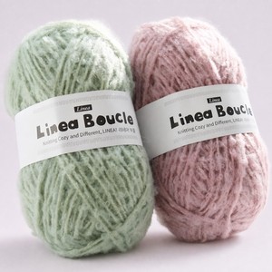 Fil à crocheter en gros pas cher, laine mérinos bouclée, nylon, mohair pour enfants, fil à tricoter à la main, pelote de 50g, hilos de crochet - Product Image 4
