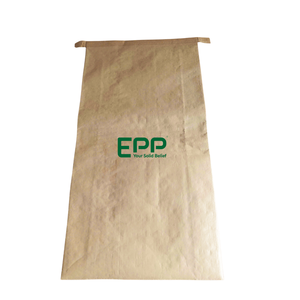 Gran oferta, 25kg, 50kg, papel Kraft laminado Pp, bolsas tejidas, impermeable, 3 capas, papel Kraft, bolsa compuesta de plástico para fertilizantes - Product Image 1
