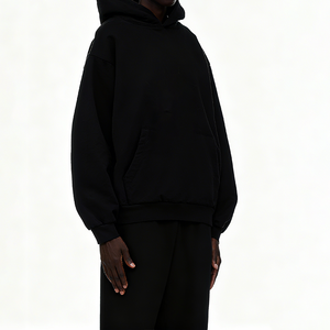 Sudaderas con capucha para hombre de 450g, 100% algodón, gruesas, estilo urbano, con estampado personalizado, de alta calidad, venta al por mayor, en stock, proveedor. - Product Image 4