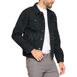 Diseña Tu Propio Logotipo Frontal, Chaqueta Vaquera de Invierno para Hombre, Alta Calidad, 100% Algodón, Transpirable, Cantidad al por Mayor para Venta en Línea - Product Image 2