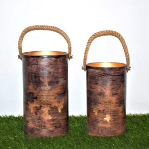 Lanterne de bureau élégante Veilleuse Unique Verre LED Bougie Pot Photophore Bougeoir Décoratif De Noël Bougeoir - Product Image 2