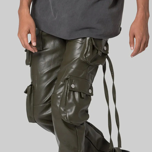 Pantalones de Cuero para Hombre, Venta al Por Mayor, Fabricados en Fábrica 2026, Hechos con Cuero de la Mejor Calidad - Product Image 3