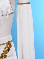 Tenues de danse du ventre pour femmes, soutien-gorge, jupe et chaîne, vêtements de danse folklorique Dunhuang, pour fêtes d'Halloween, carnavals, danse Dunhuang