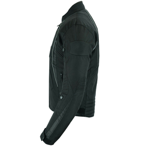 Chaqueta de Motocicleta de Poliéster Negra de Manga Larga para Hombre, Transpirable, Protectora, para Todas las Estaciones - Product Image 3
