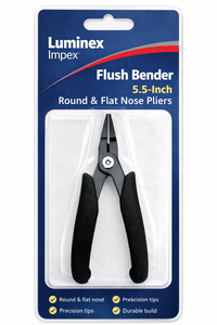 Tsunoda FB-140 High Quality Light Weight Flush Bender <b>Pliers</b> 5.5 Inch <b>Round</b> Flat <b>Nose</b> <b>Pliers</b> for Jewelry Making Stainless Steel - Product Image 5