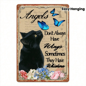 Targa Rustica Vintage in Alluminio 12x8 Pollici - Stile Fattoria - TikTok per Servizio Ritiro Temu - Product Image 1