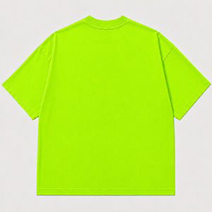เสื้อยืดโอเวอร์ไซส์สีเขียวนีออนแบบกำหนดเองพร้อมลายพิมพ์กราฟิก 3 มิติ |   ผู้ผลิตเสื้อยืดผ้าฝ้ายลำลองสไตล์สตรีทแวร์สำหรับทุกเพศ - Product Image 3
