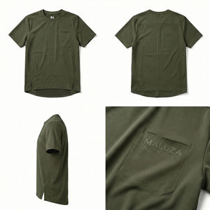 Camiseta Deportiva para Hombre, Transpirable, de Secado Rápido, para Correr, Gimnasio, Fitness, Ropa Deportiva Urbana, de Alto Rendimiento, Personalizable, Talla Grande - Product Image 6