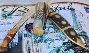 Jarra de Cuerno Natural de Búfalo Tallada a Mano, Taza de Cerveza, Jarra de Sidra, Hecha a Mano, Pulida con Diseño Animal - Product Image 2