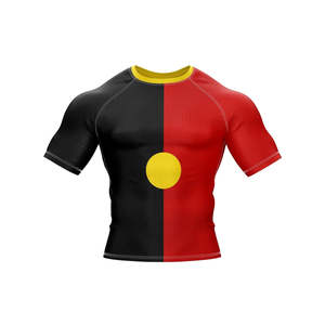 2026 Compression Gym Shirts <b>Long</b> <b>Sleeve</b> Custom BJJ Rashguard MMA Sublimated Mens Rash Guard - Product Image 3