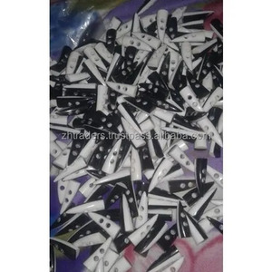 Haute qualité 100% naturel inde eau corne de buffle bascule meilleure qualité Flatback Animal Style mosaïque Technique 4 trous bouton - Product Image 2