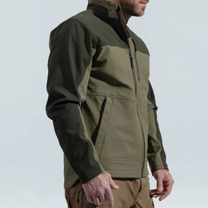 Chaqueta Cortavientos Unisex con Capucha, Color Verde Oscuro, Cierre de Cremallera, Estilo Casual, para Invierno, Carcasa de Poliéster Sólido - Product Image 6