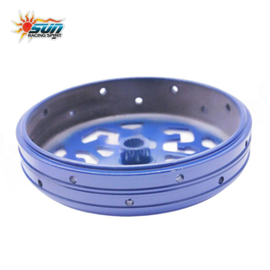 SUN Racing Nouveau Tambour d'embrayage en acier bleu MO100-CVT011 Fabriqué à Taïwan Performances fiables et durables Système CVT pour scooter MIO100 - Product Image 5