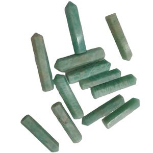 Piedra semipreciosa de ágata amazonita de cristal natural al por mayor para mascota de Feng Shui y piedras preciosas de amazonita artesanales curativas - Product Image 1