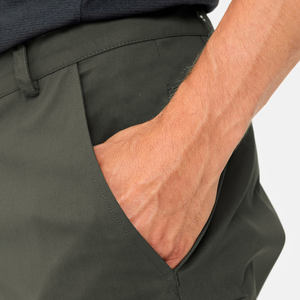 Men's Solid Casual Cargo Shorts-Canvas <b>Elastic</b> Waist Breathable & Waterproof Quick Dry - Product Image 5