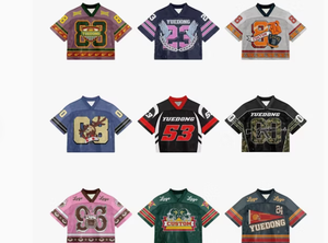 Maillots de sport en mesh surdimensionnés personnalisés OEM pour homme, imprimés numériquement, coupe courte et carrée, style streetwear d'été - Product Image 6