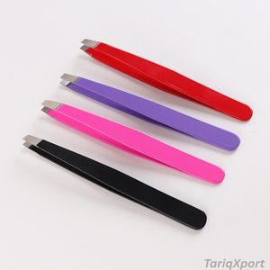 Sharp Fine-Pointed Stainless Steel <b>Eyebrow</b> Tweezers High Quality for Ingrown <b>Hair</b> <b>Removal</b> - Product Image 6