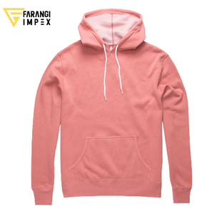 Sweat à capuche sport pour homme, coupe ample, style streetwear, brodé, 250 GSM, taille US, bleu marine, en tissu French Terry régulier - Product Image 6
